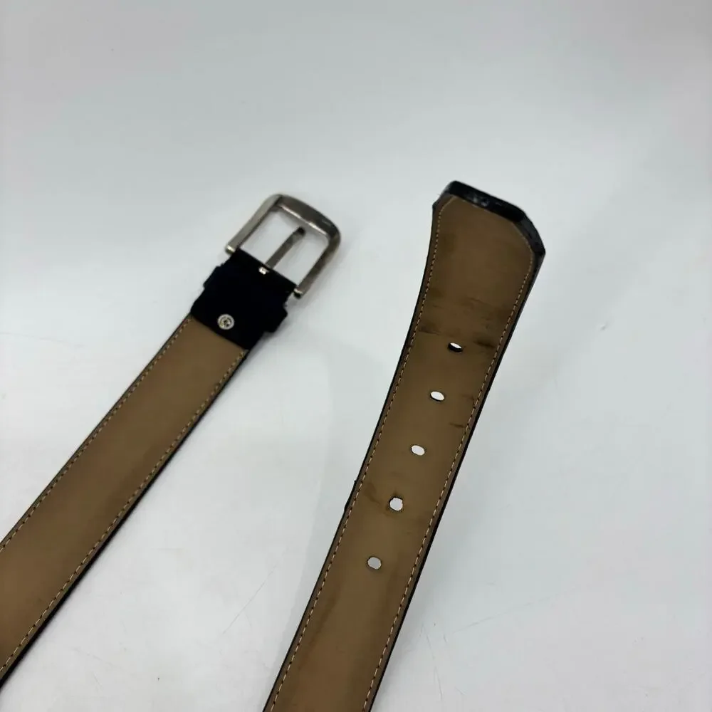 Moda Di Centone Mens Size 52 Navy Blue Belt Business Casual